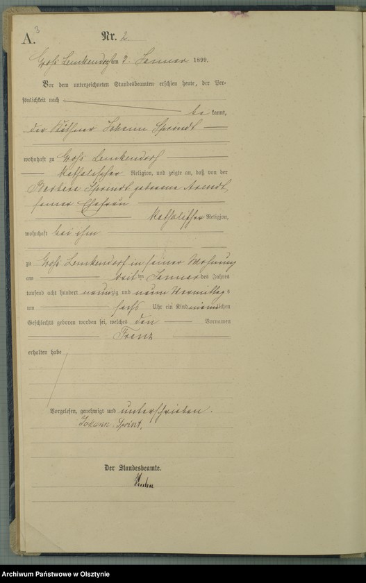image.from.unit.number "Geburts-Haupt-Register Nr 1 - 98"