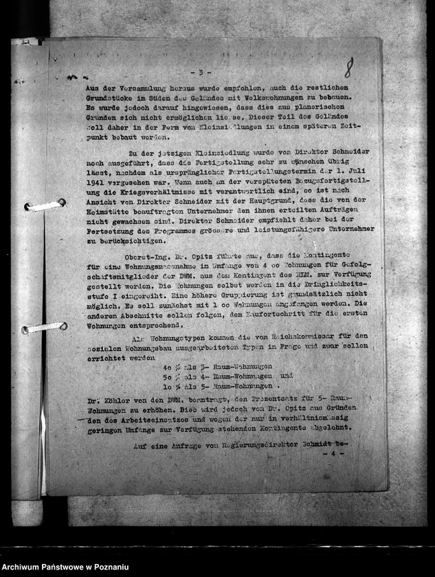 Obraz 12 z jednostki "Projekt budowy mieszkań dla pracowników D.W.M w Poznaniu"