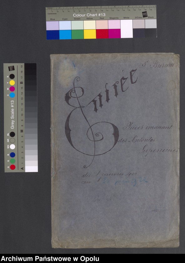 Obraz 3 z jednostki "Entress-Pieces emanant des autorites subordonnees/ /Korespondencja wpływająca pochodząca od władz wyższych i podległych - pisma, zarządzenia, instrukcje / 1.02-8.07.1922"