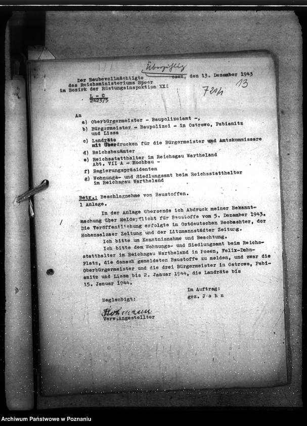 Obraz 18 z jednostki "Verwaltungsangelegenheiten der Abteilung VII A."