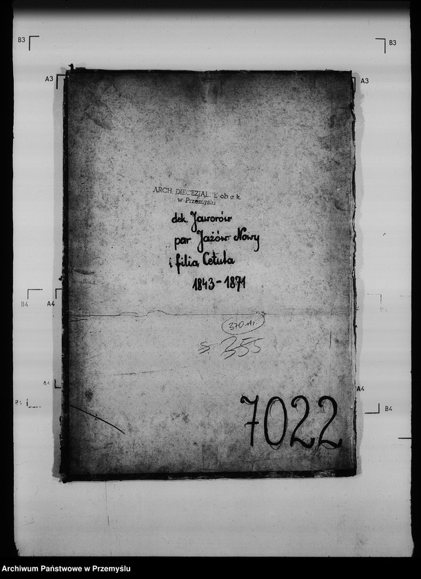 Obraz 4 z jednostki "[Kopie ksiąg metrykalnych parafii Jazów Nowy z filią Cetula (dekanat Jaworów)]"