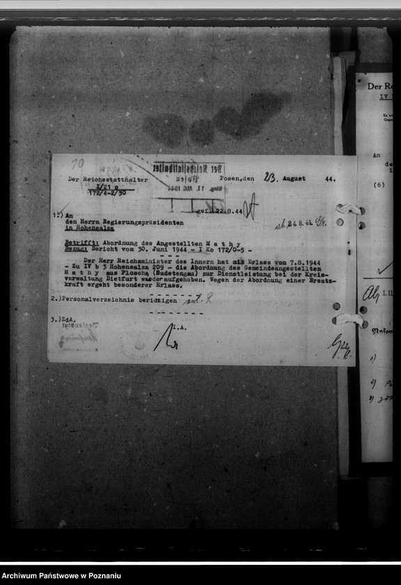 Obraz 14 z jednostki "Gansl, Mathy, Purkhart - urzędnicy"