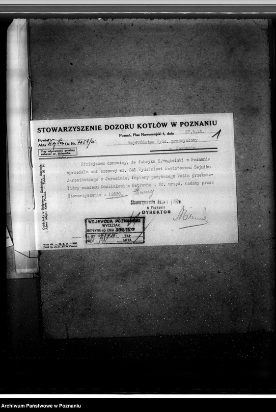 Obraz 5 z jednostki "Wydział Powiatowy w Jarocinie nr woj. kotła 2432"