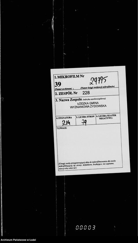 Obraz 2 z jednostki "Akta dotyczące kosztów leczniczych"