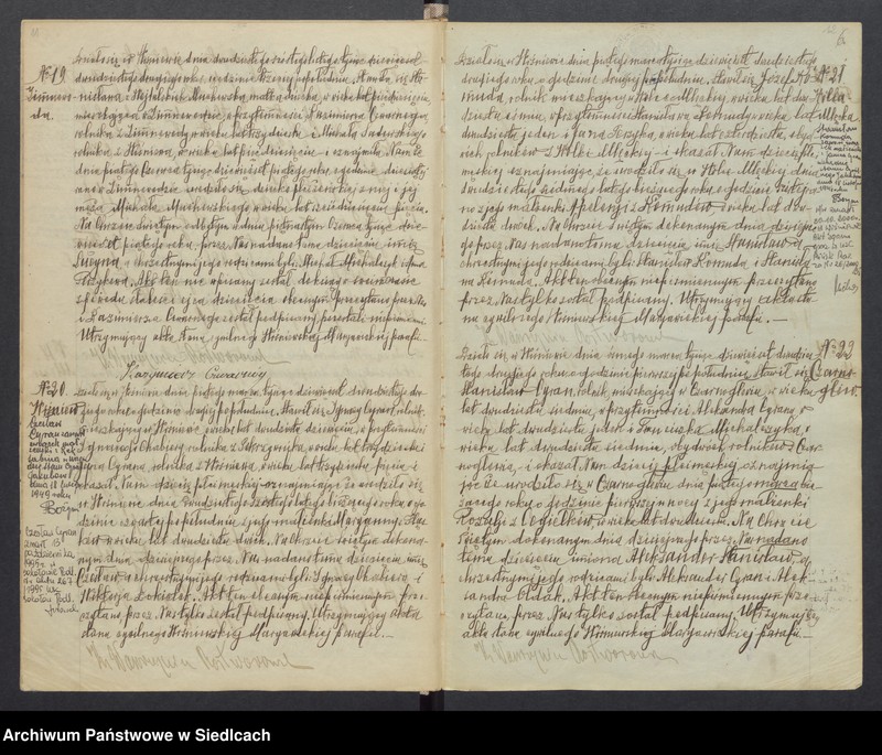 image.from.unit.number "Duplikat aktów stanu cywilnego [urodzonych, zaślubionych i zmarłych] Wiśniewskiej Maryawickiej parafii"