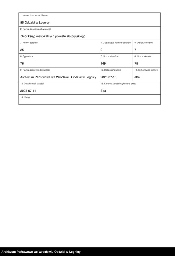 image.from.unit.number "Tauf, Trauungs und Begrabnisbuch der Katolischen Kirche zu Prausnitz"