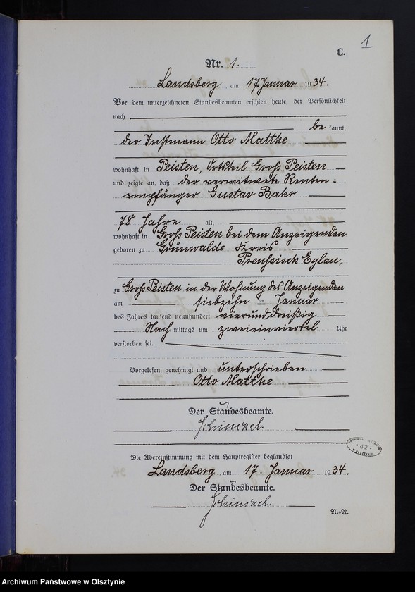 image.from.unit.number "Sterbe-Neben-Register Nr 1 - 12 [ Księga zgonów - wtóropis ]"