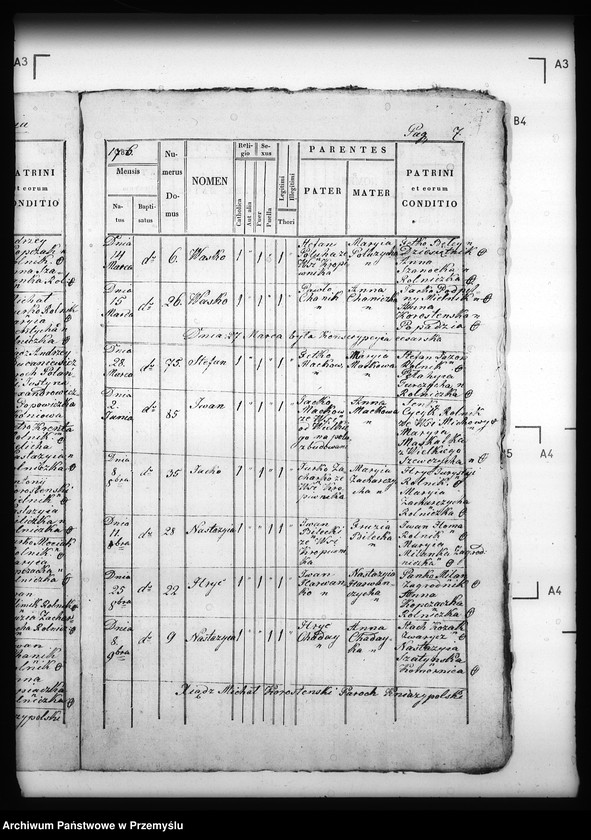 Obraz 11 z jednostki "[Kopie ksiąg metrykalnych parafii Kniażpol z filią Kropiwnik (dekanat Dobromil)]"