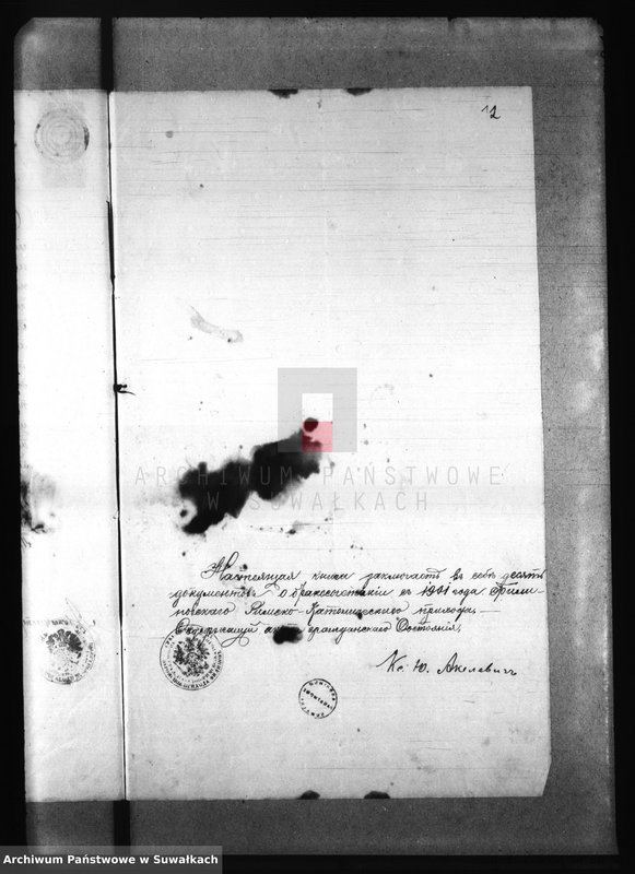 image.from.unit.number "Dokumenta o brakosočetaniu s 1901 goda Filipovskogo Rimsko Katoličeskogo prichoda"