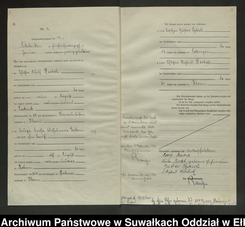 image.from.unit.number "Heirats=Haupt=Register des Königlichen Preussischen Standes-Amtes Nikolaiken Kreis Sensburg"