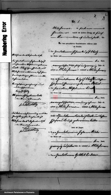 Obraz 2 z jednostki "Księga małżeństw"