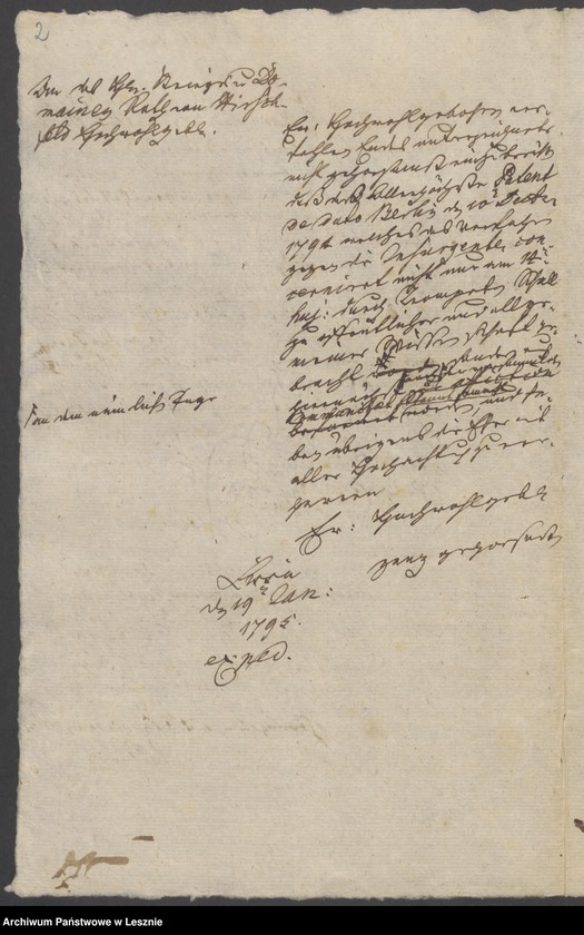 Obraz 5 z jednostki "[Zirkulare vom 6 September 1794 in Betreff der in Südpreussen ausgebrochenen Unruhen, Publikation derselben und Bericht]"