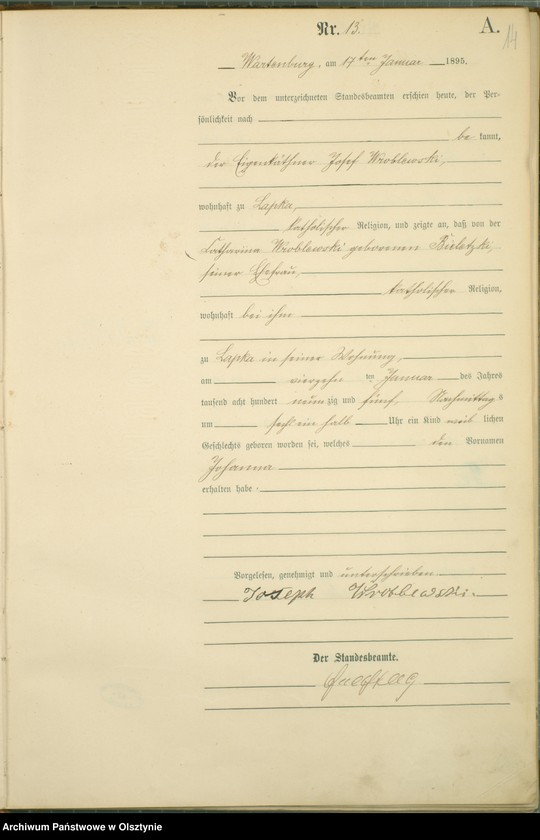 image.from.unit.number "Geburts-Haupt-Register Nr 1 - 227"