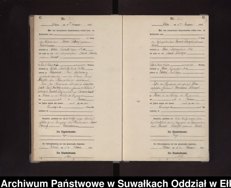image.from.unit.number "Sterbe-Neben-Register des Preussischen Standes-Amtes Rhein Kreis Loetzen"