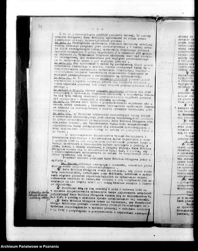 Obraz 8 z jednostki "[Protokoły z posiedzenia Rady Szkolnej Okręgowej Poznańskiej]"