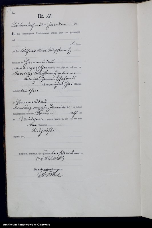 image.from.unit.number "Geburts-Haupt-Register Nr 1 - 190"