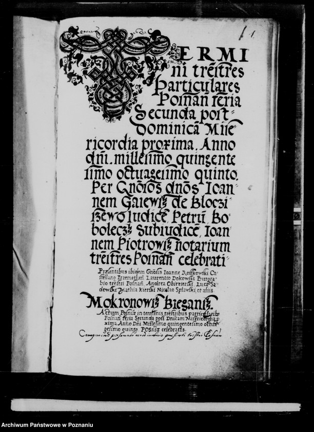 Obraz 6 z jednostki "Inscriptiones, relationes, decreta [inducta]"