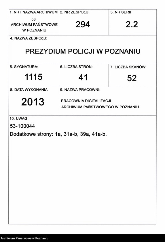 Obraz 1 z jednostki "A. betr. den Ignatz Słupski"