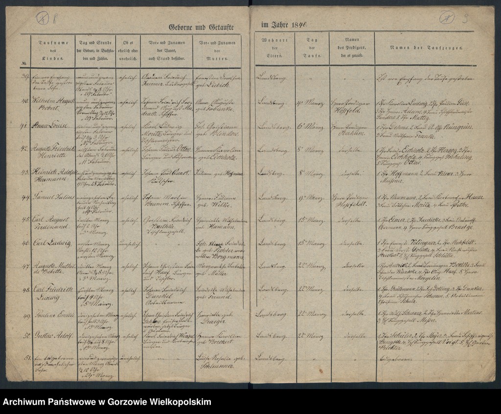 image.from.unit.number "Duplikate der Kirchenbücher von der Parochie der Hauptkirche zu Landsberg an der Warthe (zawiera też księgę zgonów Konkordien Kirche z 1840 r.)"