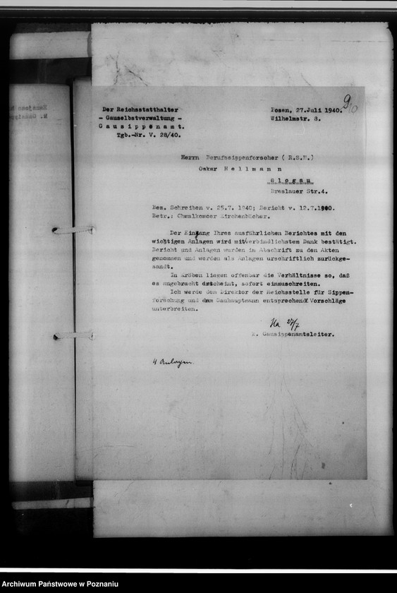 image.from.unit.number "Einziehungsprotokolle [ksiąg kościelnych oraz korespondencja w sprawie zaginionych ksiąg] in Kröben [w Krobi, powiat gostyński]"