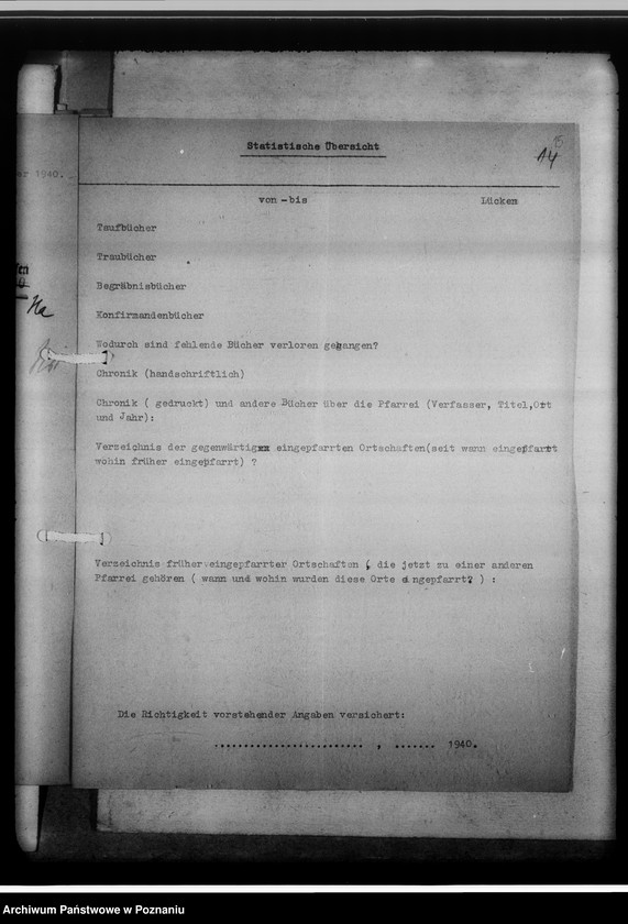 Obraz 19 z jednostki "Orthodoxe. Kirchenbücher im Warschauer Konsistorium"