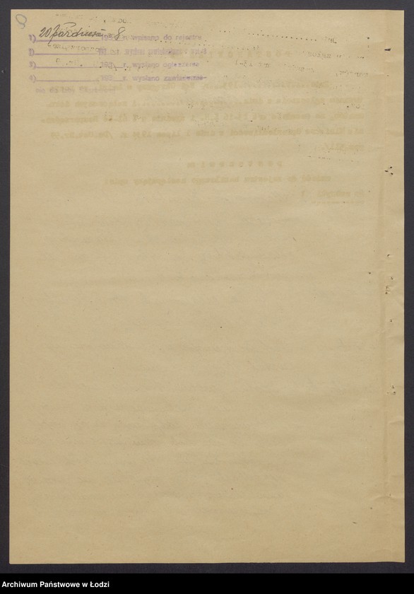 Obraz 11 z jednostki "Widzewianka- Judka Majerczyk, Aron Herszberg, Hijel Majer Przedecki- sprzedaż wyrobów i innych towarów Widzewskiej Manufaktury Sp. Akc."