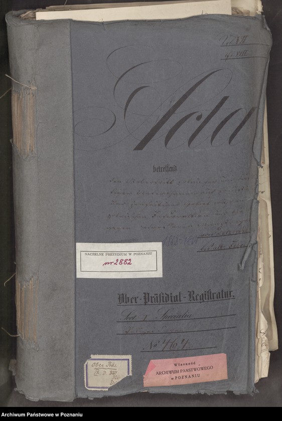 Obraz 2 z jednostki "Der Uebertritt polnischer und diesseitiger Untertanen auf preussisches und jenseitiges Gebiet während der polnischen Insurrektion und die dagegen getroffenen Massnahmen."