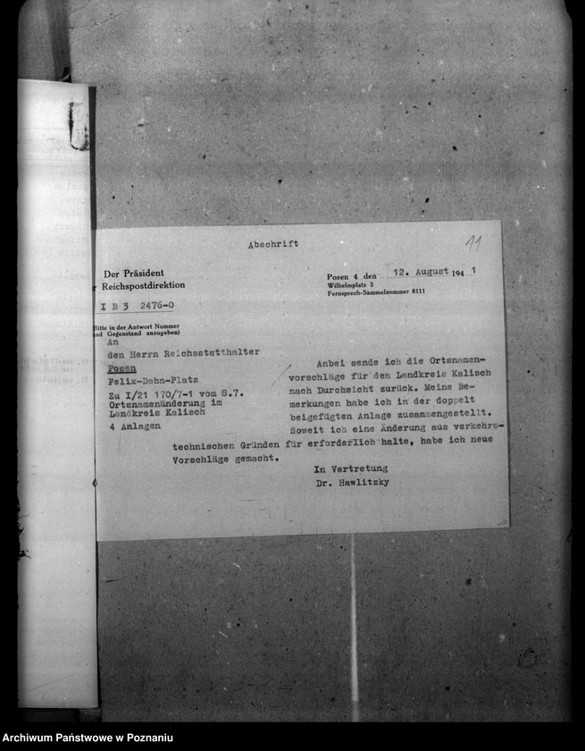 Obraz 15 z jednostki "Ortsnamenänderung Kreis Kalisch - Kalisz"