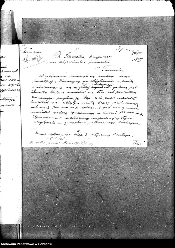 Obraz 20 z jednostki "[Subwencja na prace doraźne przy budowie dróg zatrudnienie bezrobotnych pow. kościerzyński]"