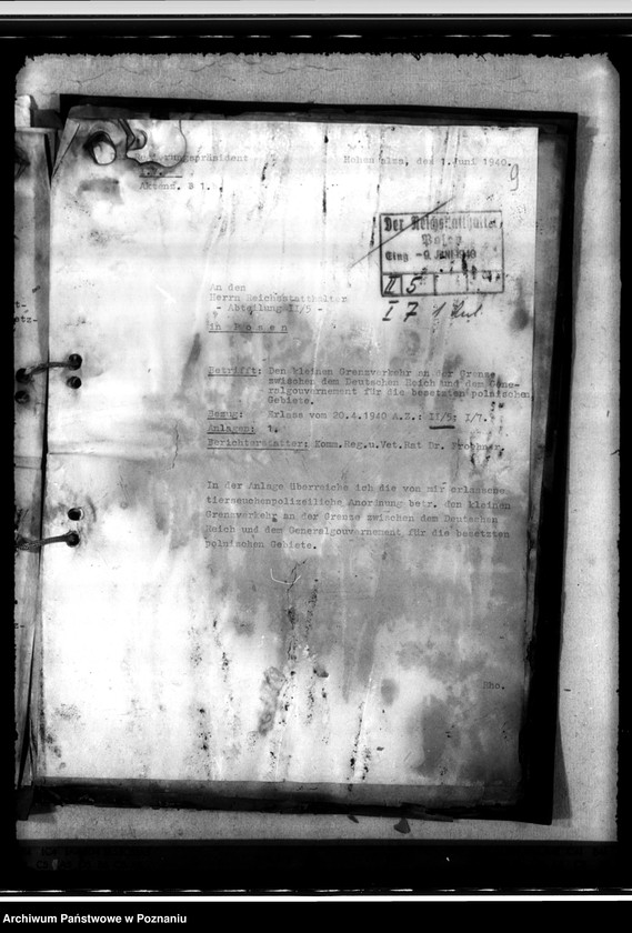 Obraz 13 z jednostki "Genzeinlasstellen. Vieheinfuhr"