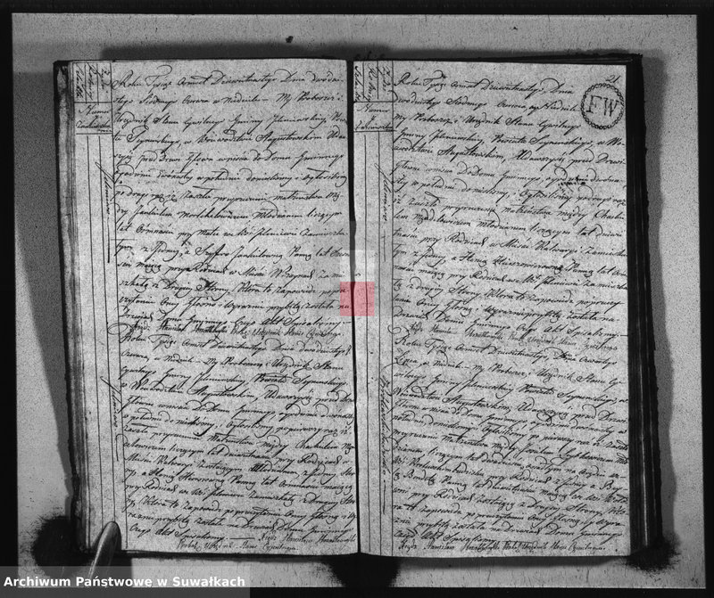 image.from.unit.number "Akta Urzędnika Stanu Cywilnego Zaszlubionych w Gminie Jeleniewskiey od Dnia 1go Mca Stycznia 1819, do ostatniego Grudnia tegoż Roku."