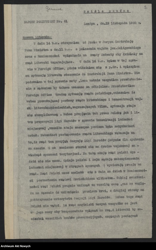 image.from.unit.number "Raporty polityczne Poselstwa Polskiego w Londynie nr 61-66,68, przesłane przez J. Ciechanowskiego"