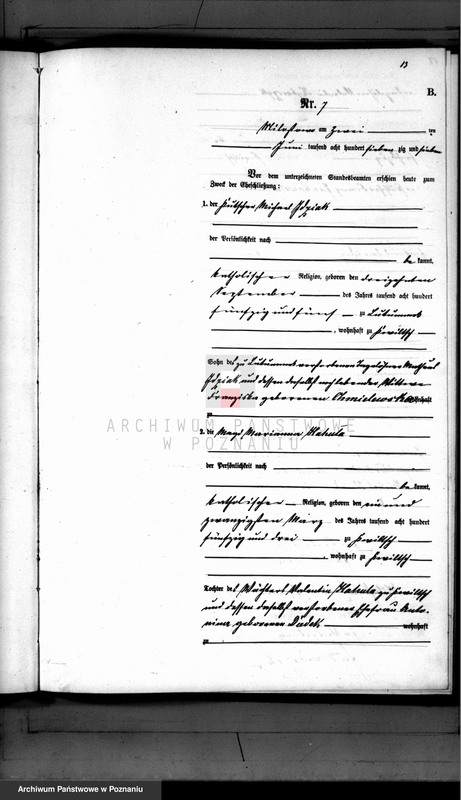 Obraz 14 z jednostki "Księga małżeństw"