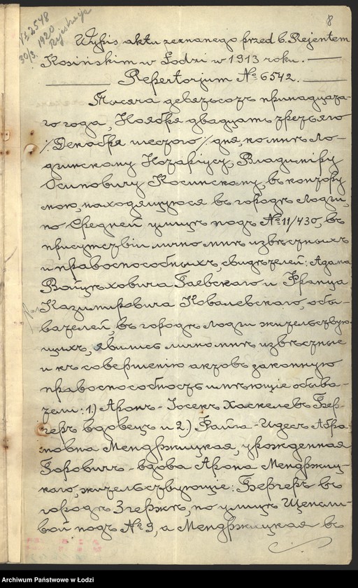 Obraz 10 z jednostki "Aron Berger – fabrykacja towarów wełnianych – Zgierz"