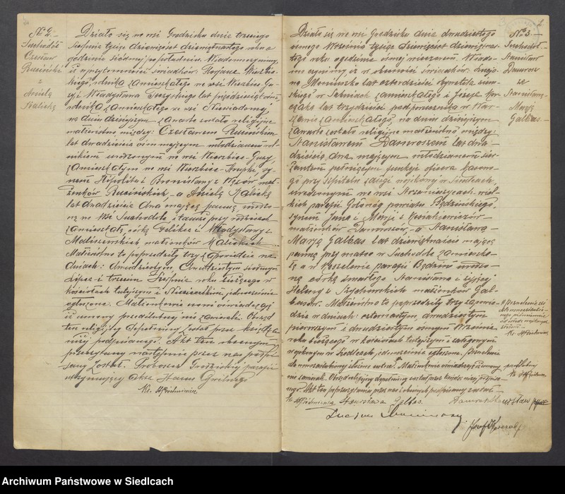 image.from.unit "Unikat aktów stanu cywilnego zaślubionych Parafii Grodzisk od 1919 roku do 1937 roku"