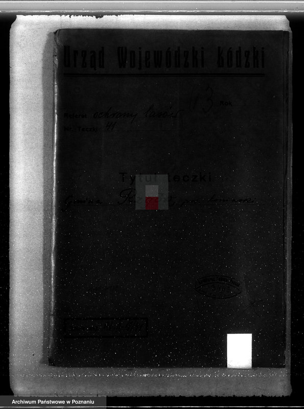 Obraz 4 z jednostki "Gmina Rzgów powiat koniński /nadzór nad gospodarką leśną/"