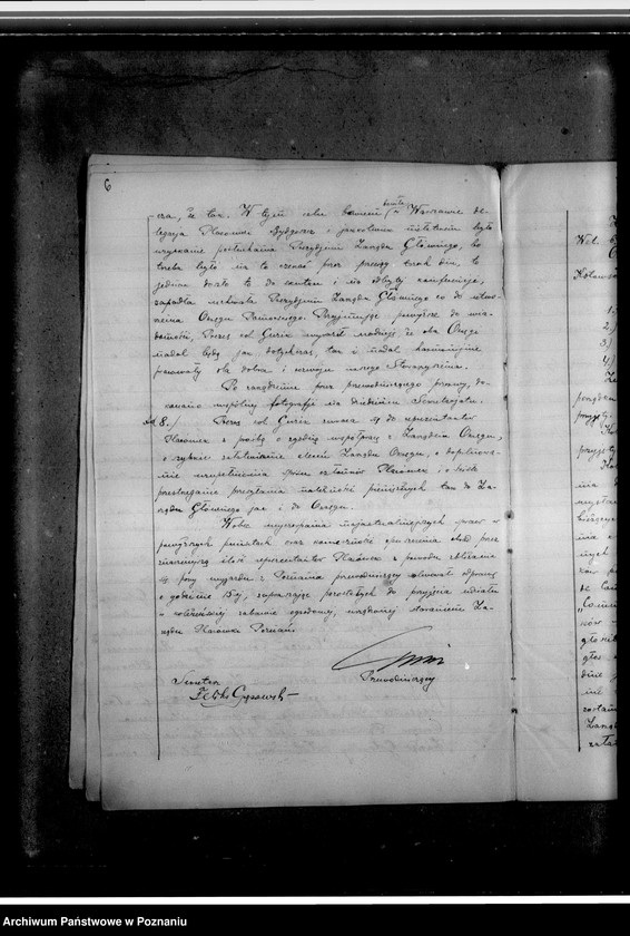 Obraz 10 z jednostki "Protokoły zebrań Zarządu Okręgu Poznańskiego"