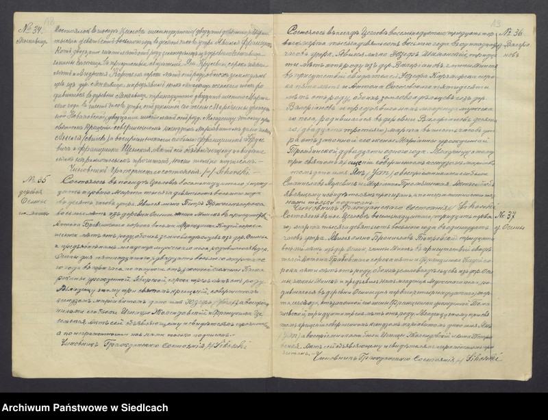 Obraz 13 z jednostki "[Akta urodzeń]"