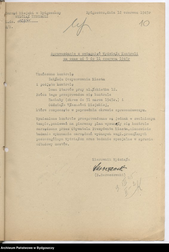 image.from.unit.number "Sprawozdania okresowe z działalności poszczególnych wydziałów Zarządu Miejskiego w Bydgoszczy"