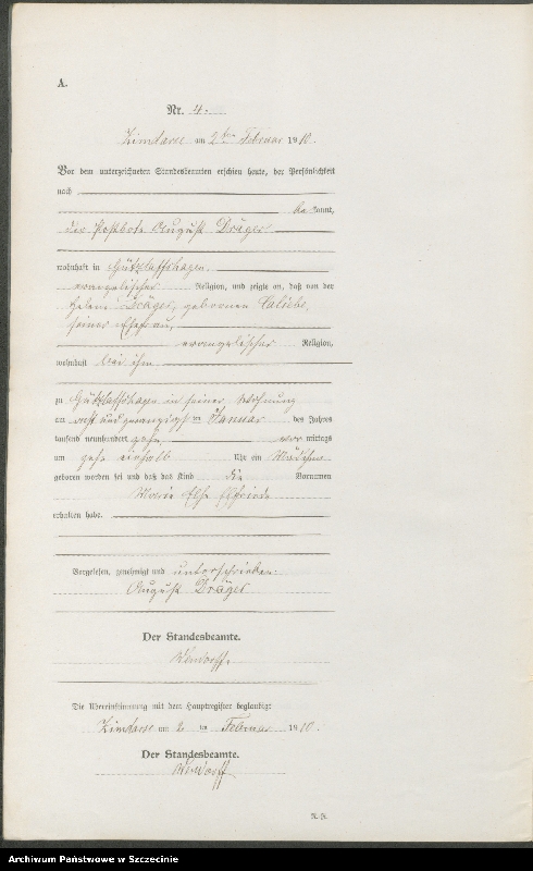 Obraz 7 z jednostki "Geburtsregister"