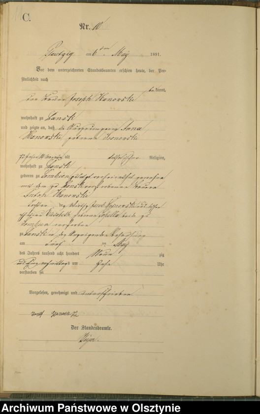 image.from.unit.number "Sterbe-Haupt-Register Nr 1 - 31"