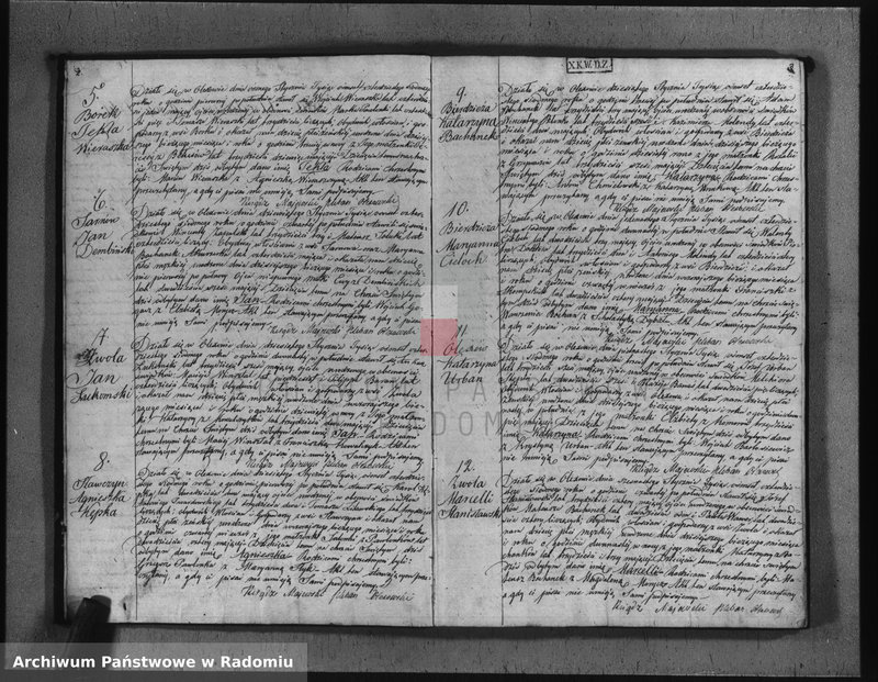 Obraz z jednostki "Duplikat akt urodzonych, zaślubionych i zmarłych w parafii Olexowskiej z roku 1847"