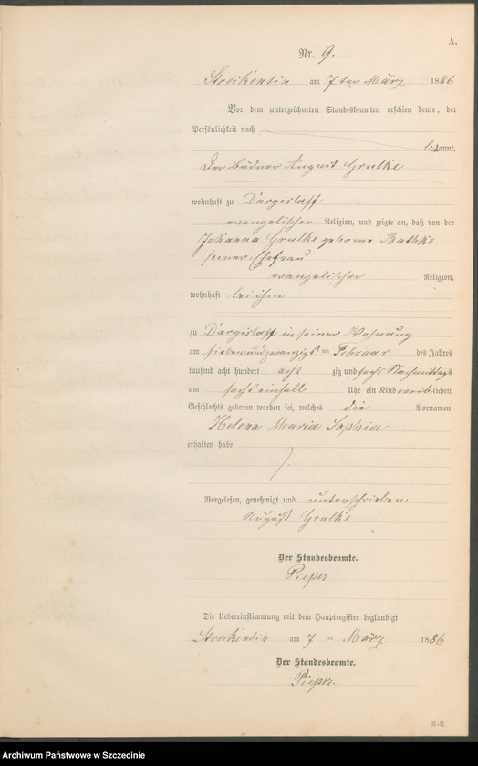 Obraz 12 z jednostki "Geburts-Register (Neben-Register)"