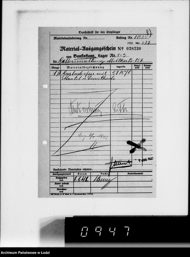 Obraz 12 z jednostki "[Korespondencja dotycząca realizacji zamówień na różne wyroby, sprawozdania z dostaw, sprawozdania z konferencji w Berlinie i Poznaniu składane przez funkcjonariuszy G.V.]"