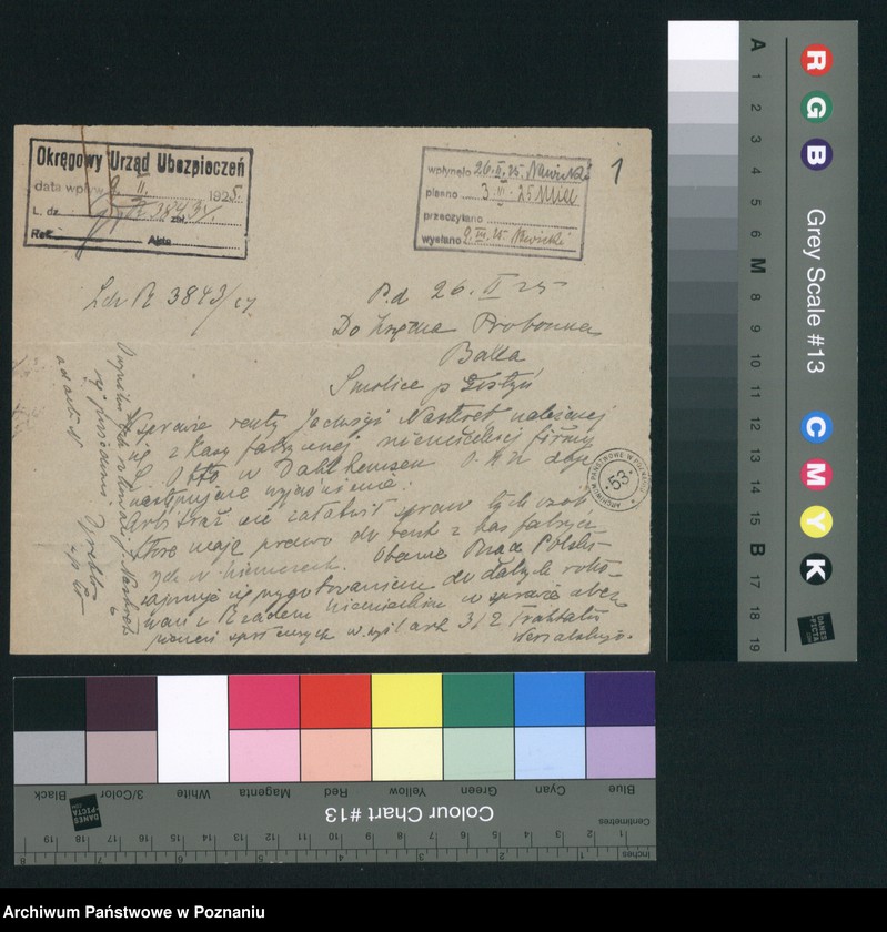 Obraz 3 z jednostki "Invaliden - Wittwen und Weisen Pensionskasse [odwołanie do Ministerstwa]"