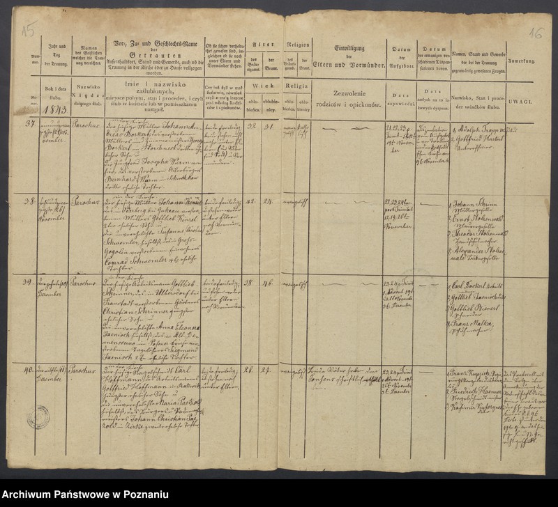 Obraz 10 z jednostki "Duplikat des Trauregisters"