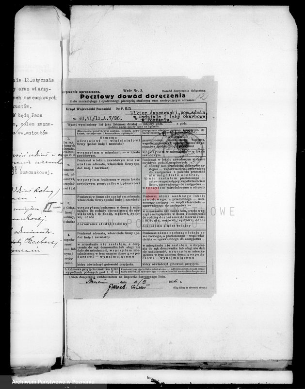 Obraz 18 z jednostki "Przejęcie gruntów za niektóre należności pieniężne z majątku Samostrzel powiatu wyrzyskiego"