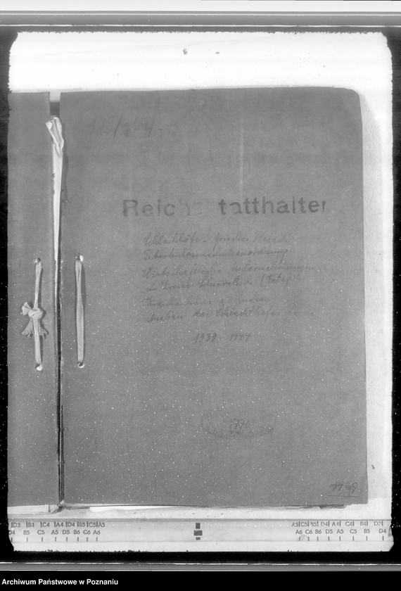 Obraz 4 z jednostki "Schlachthöfe - frische Fleisch. Tuberkulosenschutzanordnung. Wirtschaftliche Unternehmungen im Kreise Schieratz. Krankenhaus zu Gnesen. Ausbau des Schlachthofes Posen."