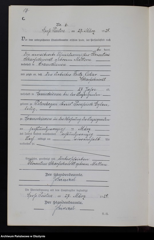 image.from.unit.number "Sterbe-Neben-Register Nr 1 - 22 [ Księga zgonów - wtóropis ]"
