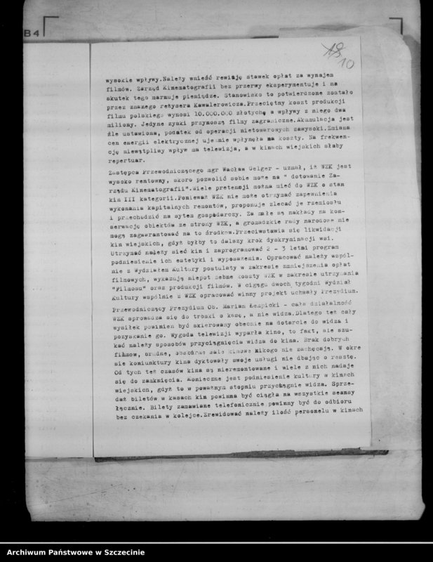 Obraz 14 z jednostki "Protokół posiedzenia Prezydium Wojewódzkiej Rady Narodowej nr 15, miesiąc kwiecień"